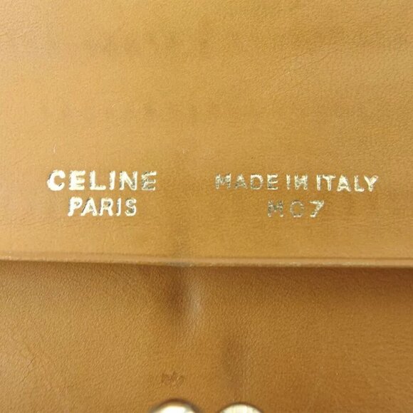 Celine long wallet macadam beige PVC x leather Authentic USED - Picture 10 of 11